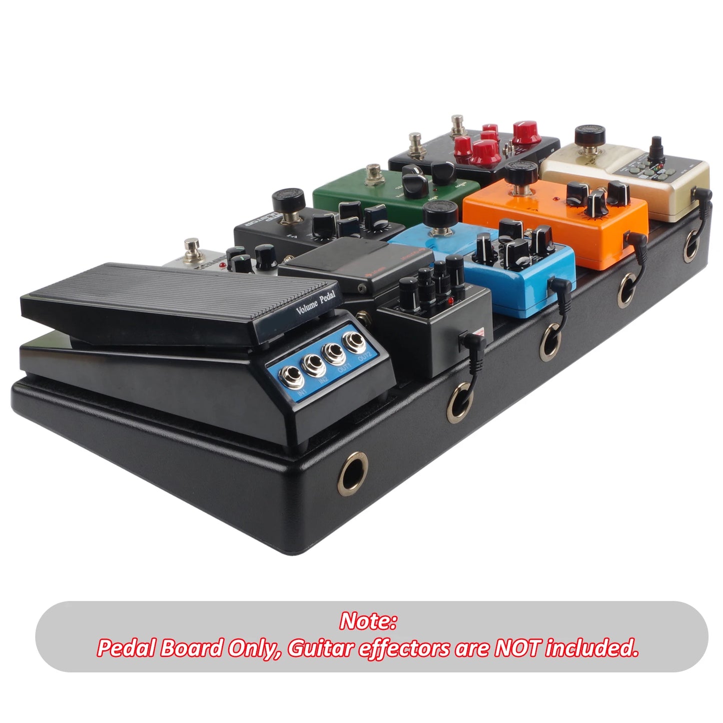 Guitar Effects Pedal Board Case Durable PE Plastic With Sticky Tape