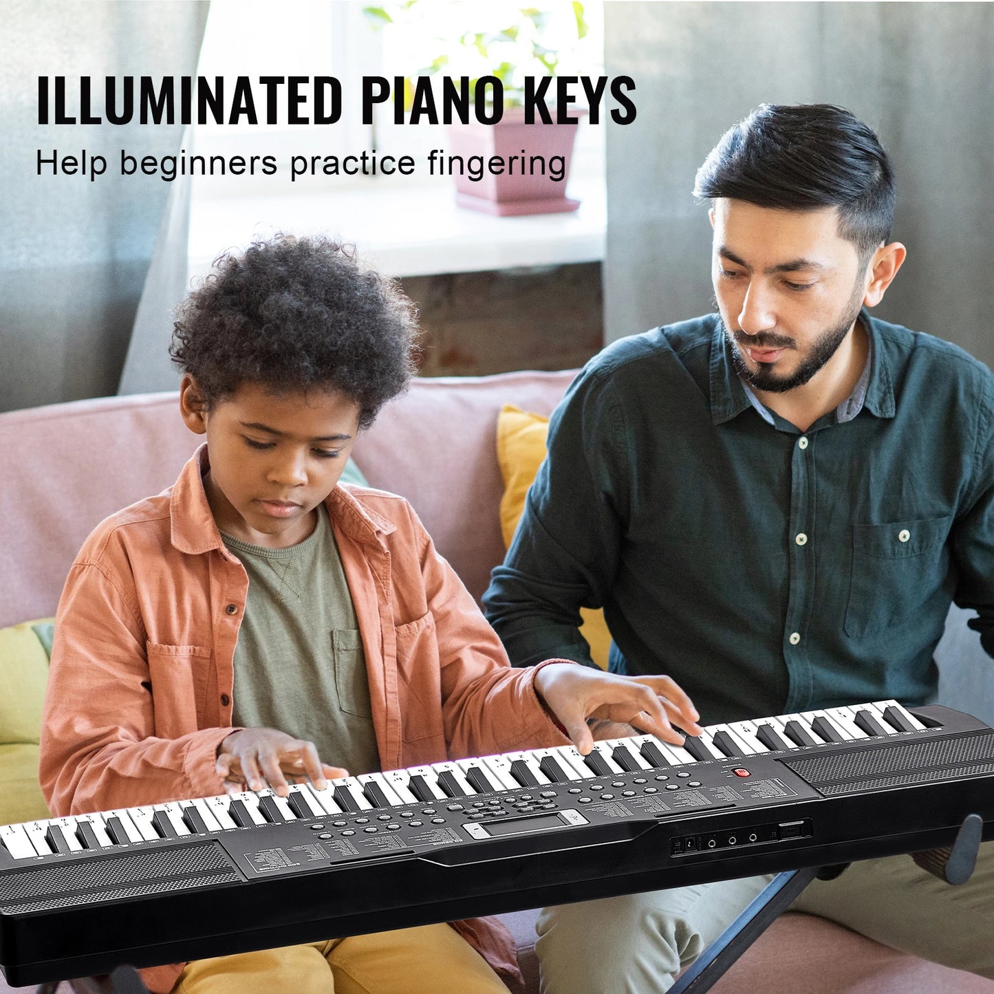 SucceBuy Portable Digital Keyboard Electric Piano For Beginners