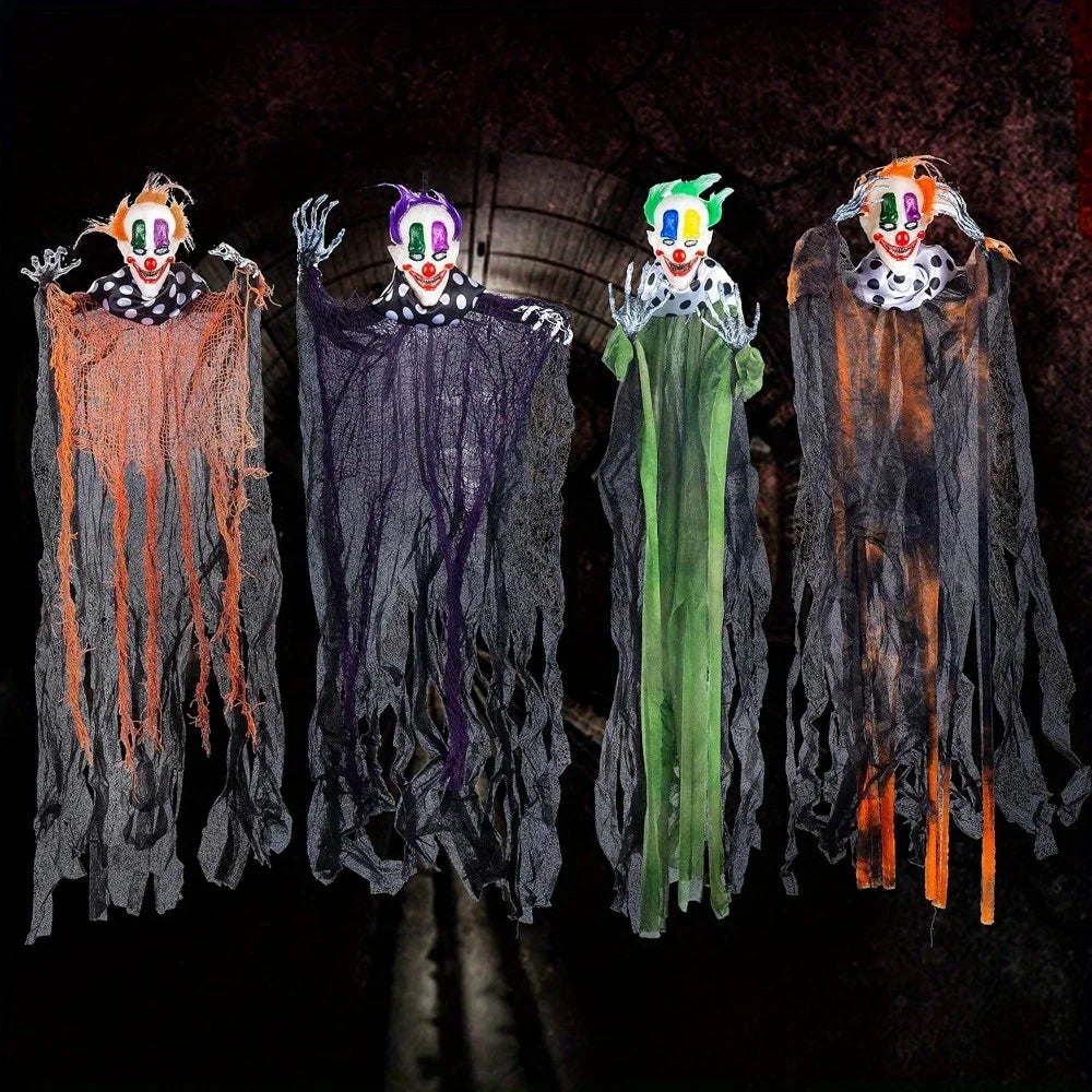 Halloween Hanging Clown Decoration For Outdoor Lawn And Yard