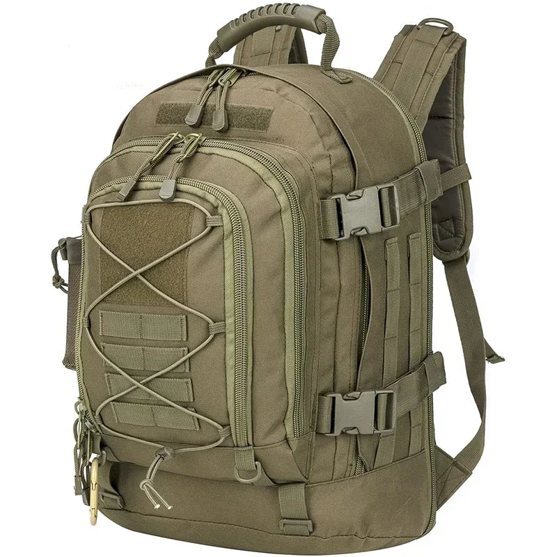 LQARMY Waterproof Tactical Backpack With Integrated Molle Gear Webbing