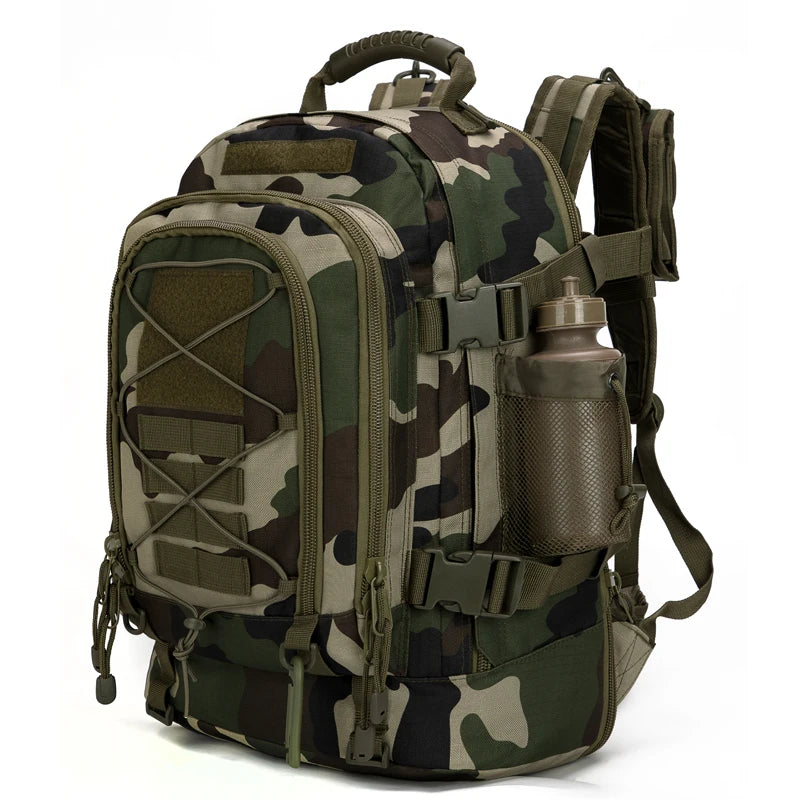 LQARMY Waterproof Tactical Backpack With Integrated Molle Gear Webbing
