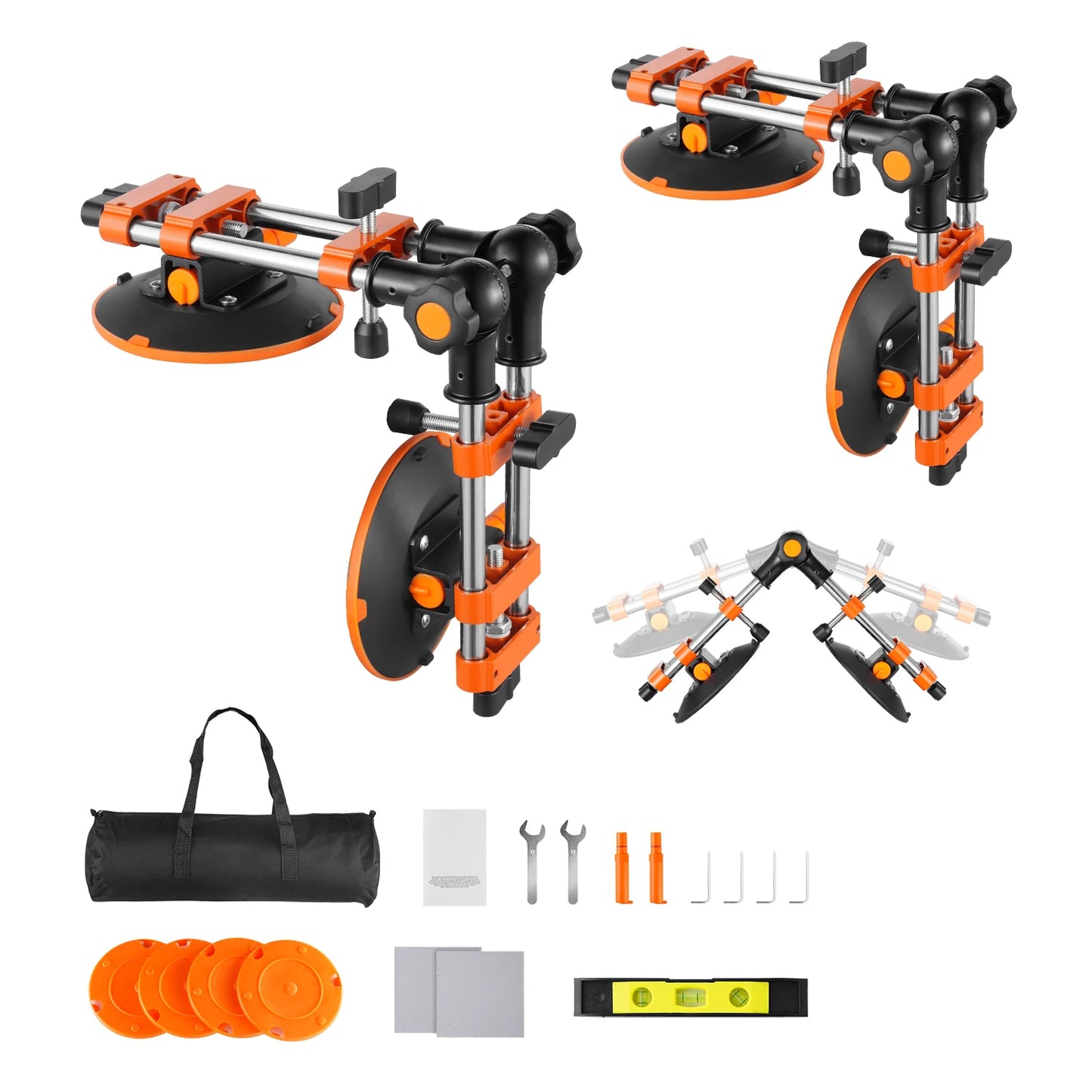VEVOR Granite Tile Seam Setter 2 Pack With Suction Cups 90 To 270
