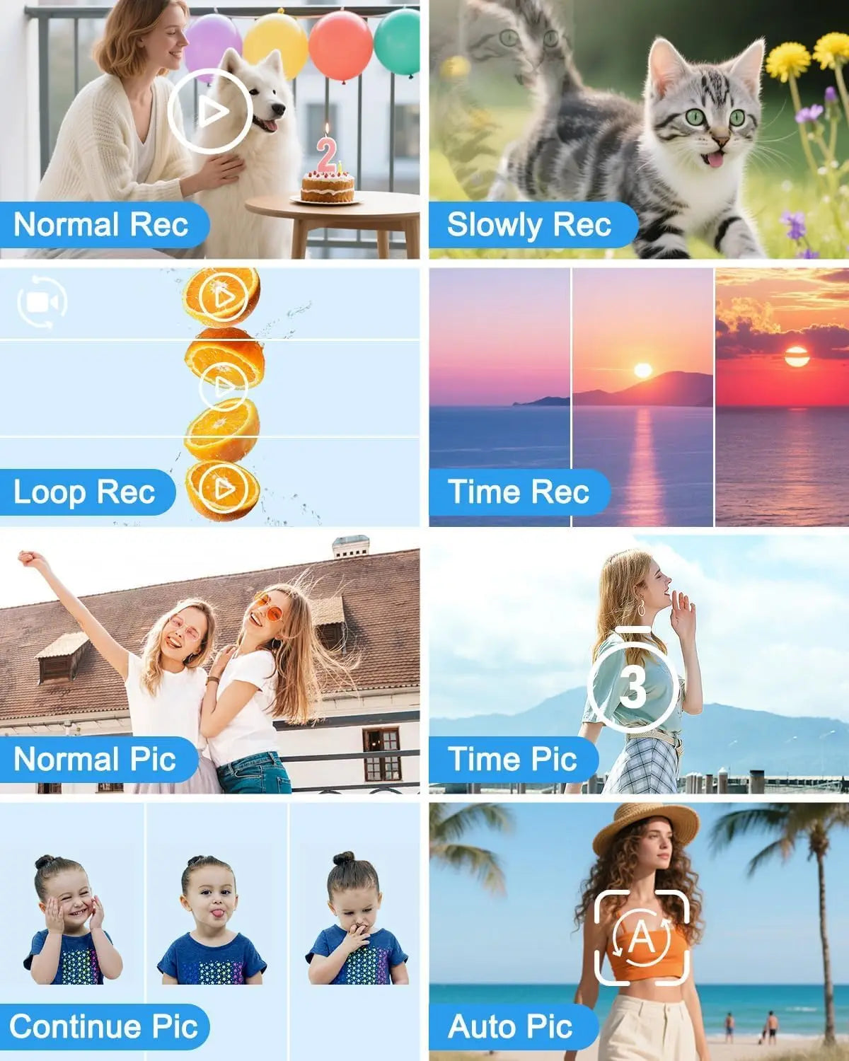80MP Auto Focus Camera For Beginners With 32GB SD Card