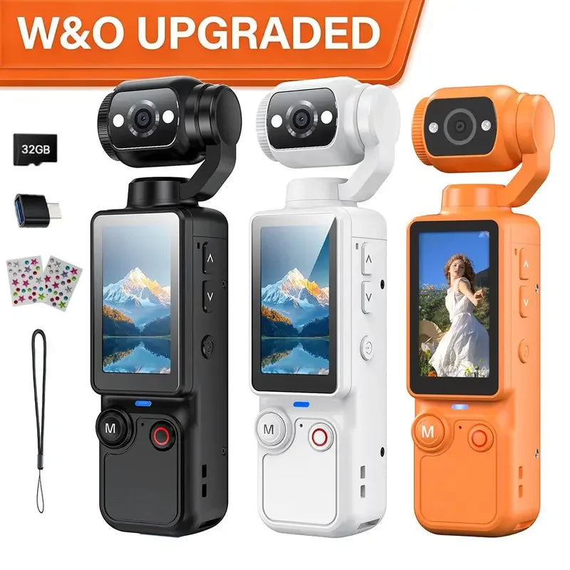 WO Portable 1MP Digital Camera With 4K Video And 16x Zoom