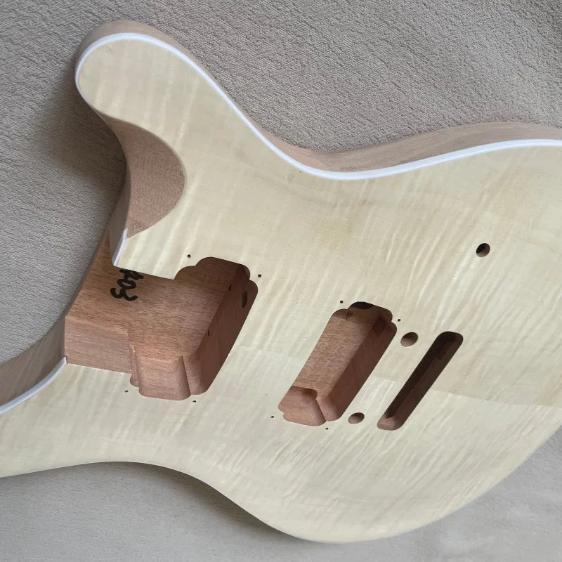 Double Swing DIY Electric Guitar Kit With Maple Veneer