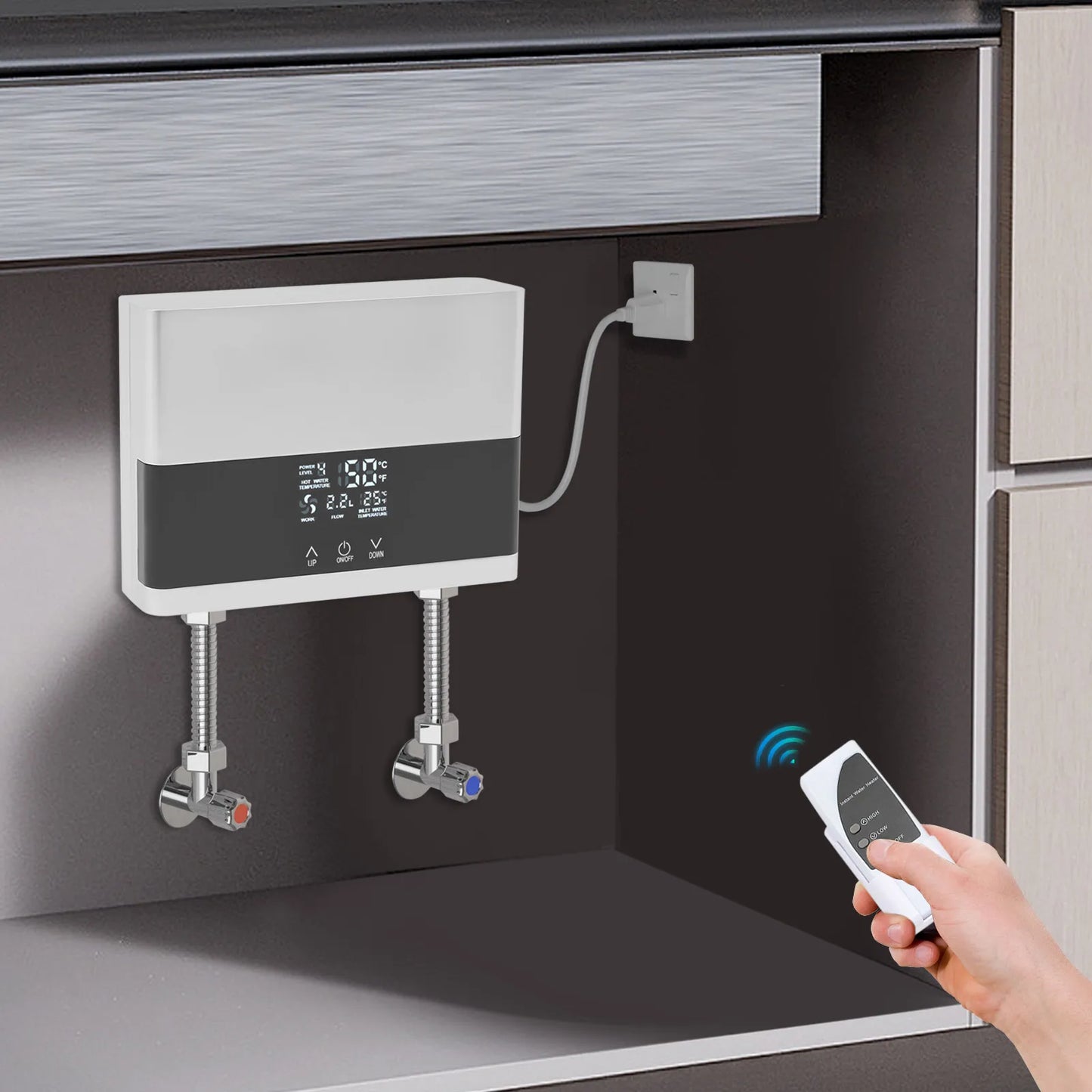 Sweetmile Mini Electric Water Heater 110V 4000W Instant Hot Water
