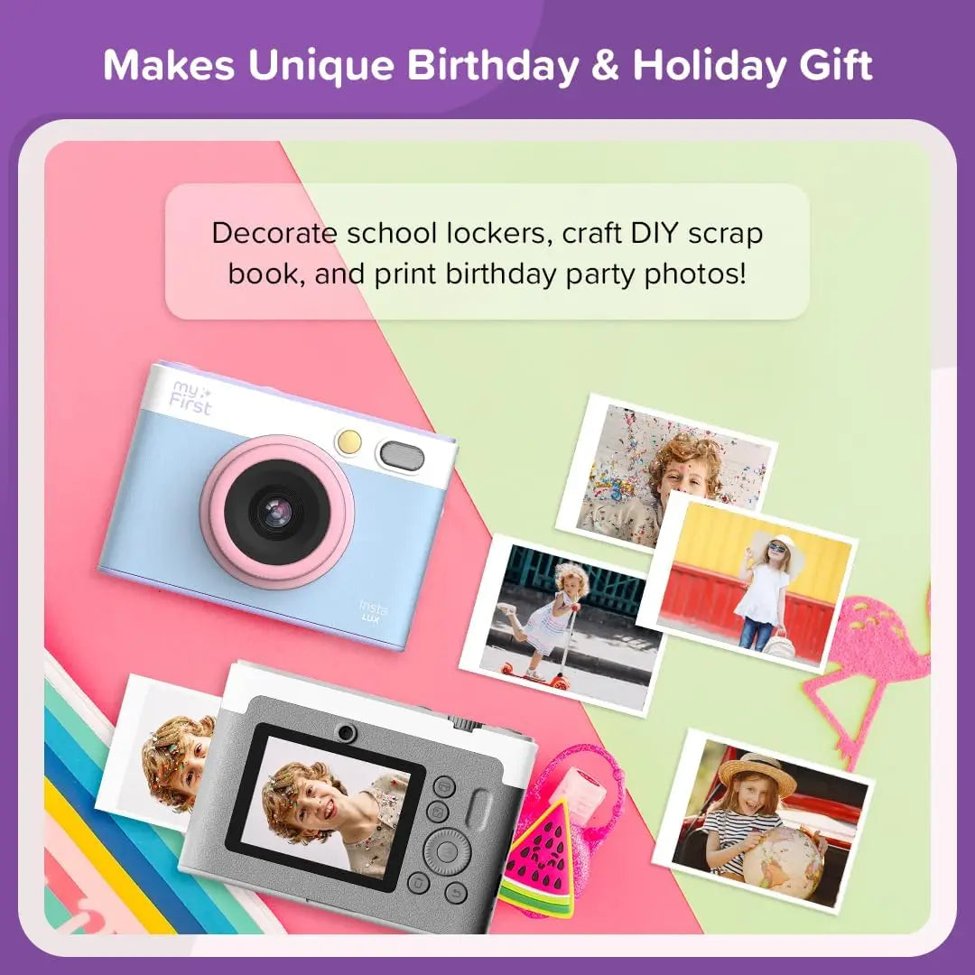 Instant Print Camera With App Portable Dye Sublimation Photo Printer