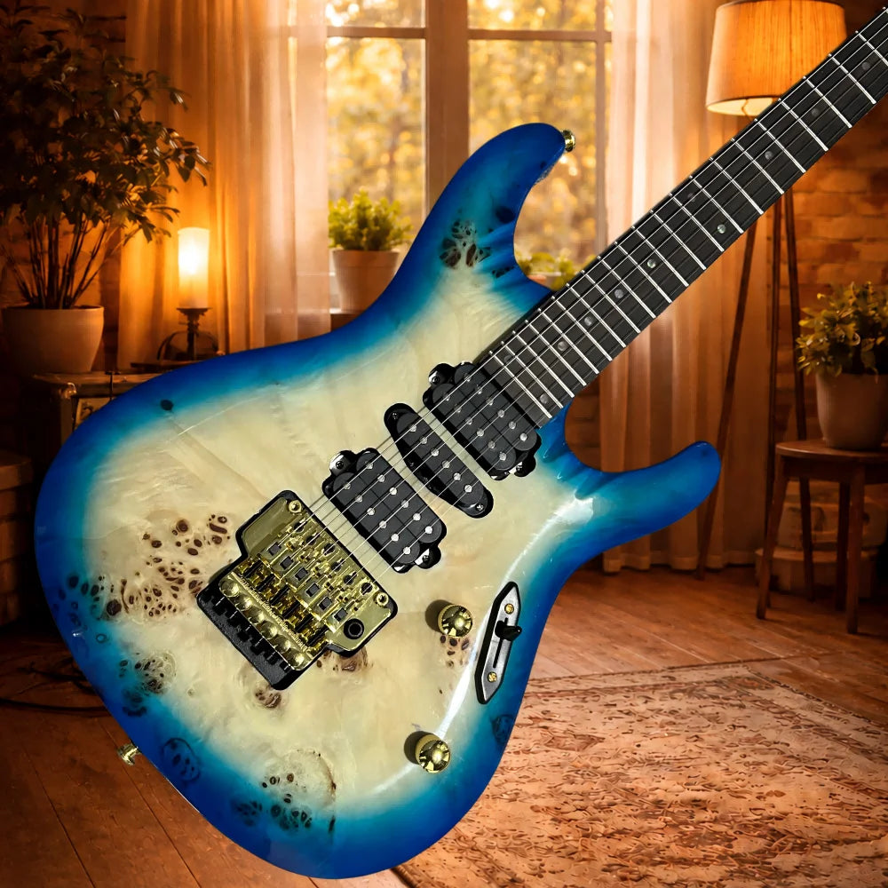 Oucey Professional Electric Guitar With Maple Body And Rosewood Neck