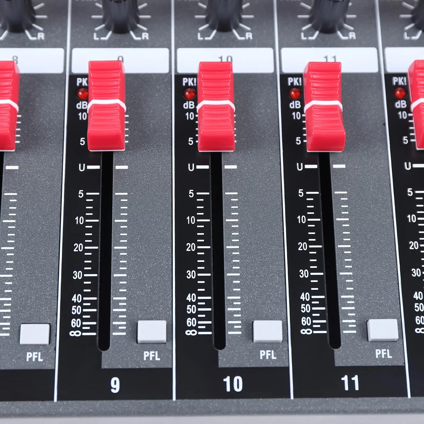 12 Channel DJ Mixer Studio Console With USB Audio Interface