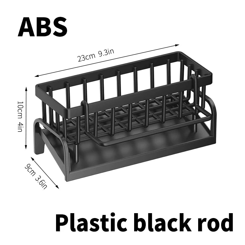 Stainless Steel Sink Drainage Rack and Dishcloth Storage