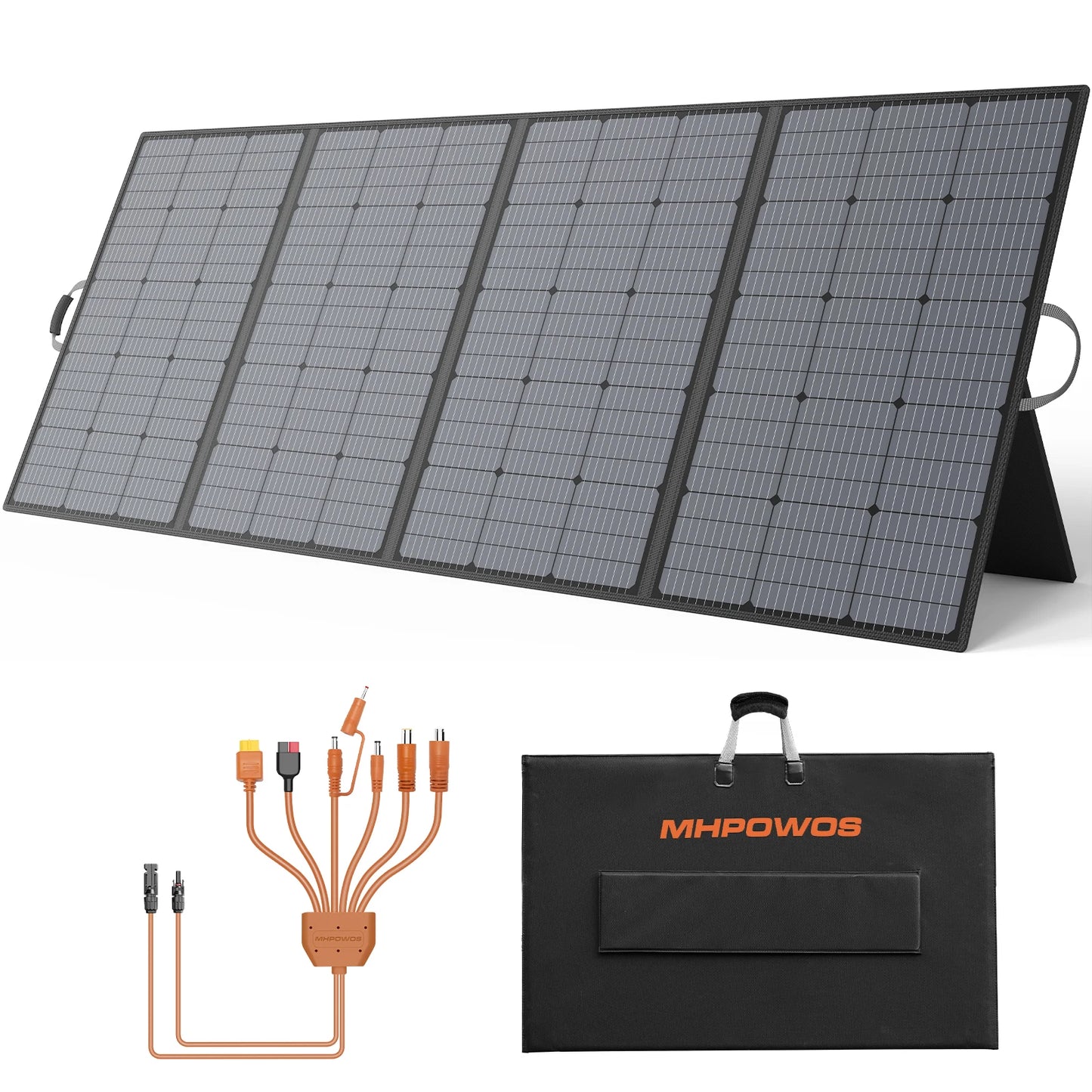 Mhpowos 400W Foldable Solar Panel Waterproof Portable Outdoor