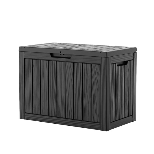 Weatherproof Outdoor Resin Deck Box Lockable Storage Container