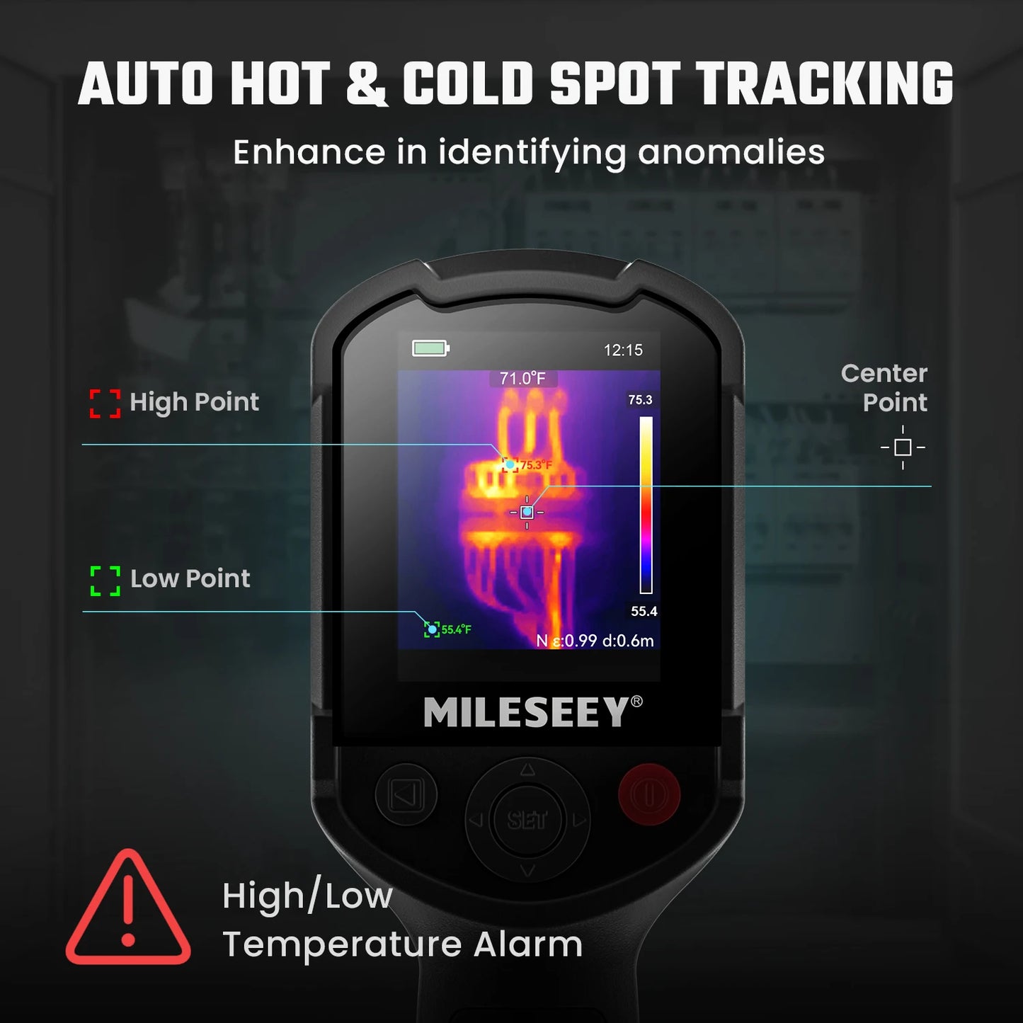 MiLESEEY TR10 Thermal Camera 192x192 Thermal Imaging 25 Hz Rechargeable