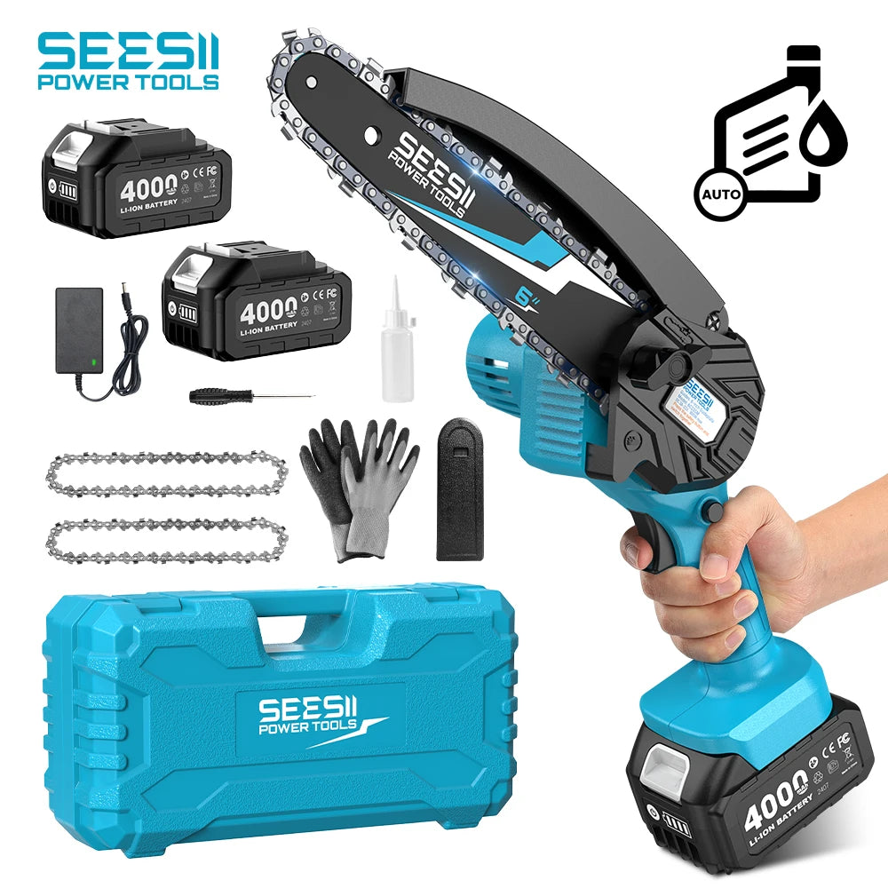 Seesii Cordless Mini Chainsaw for Makita 18V Battery