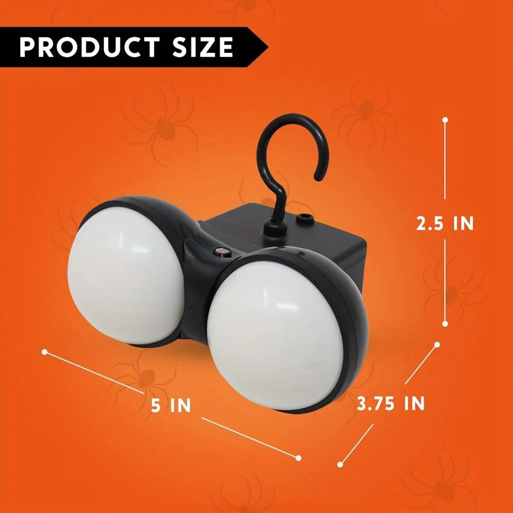 Animated Flashing Glowing Eyes Halloween Outdoor Decoration