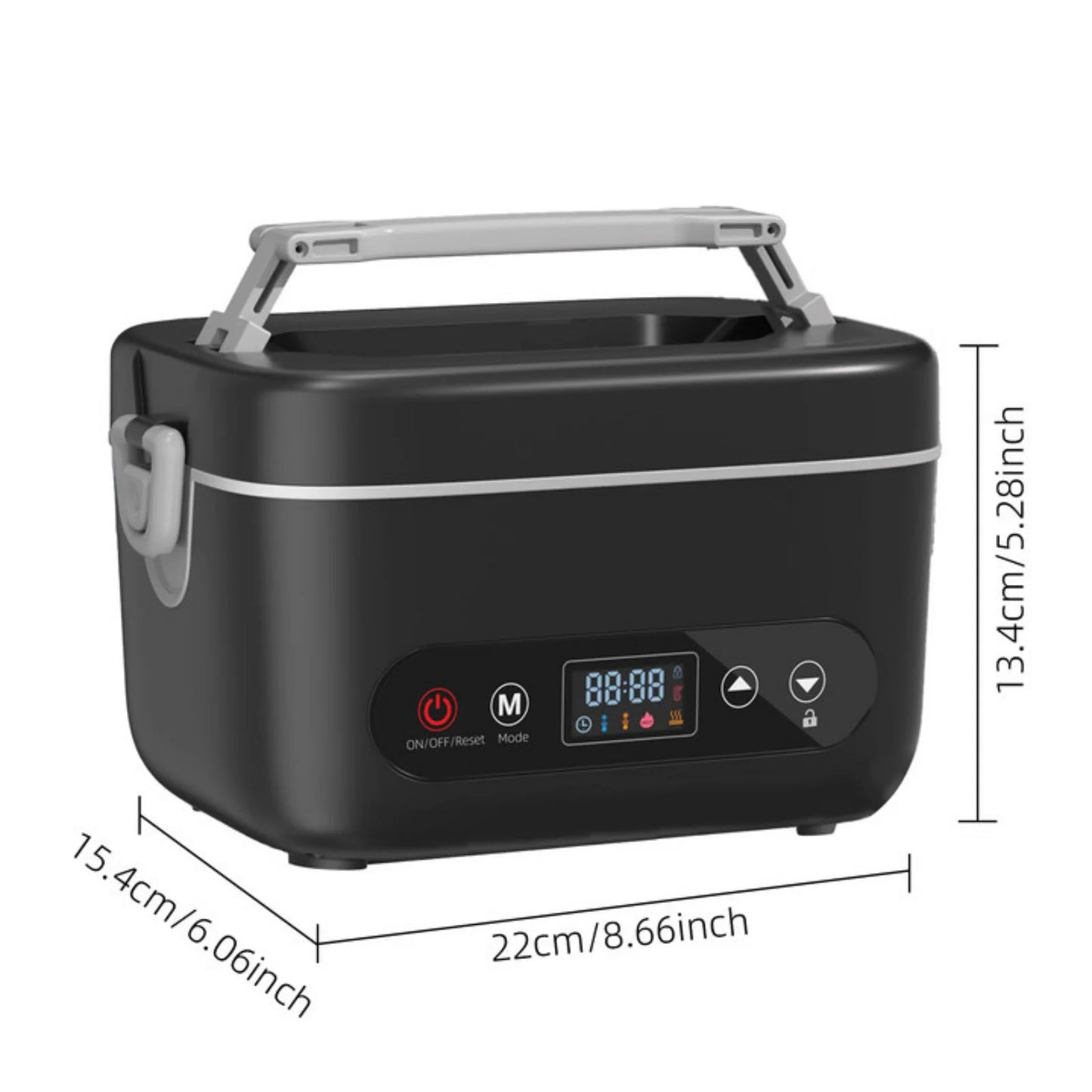 12000mAh Wireless Lunch Box Portable Food Warmer With Automatic Temperature