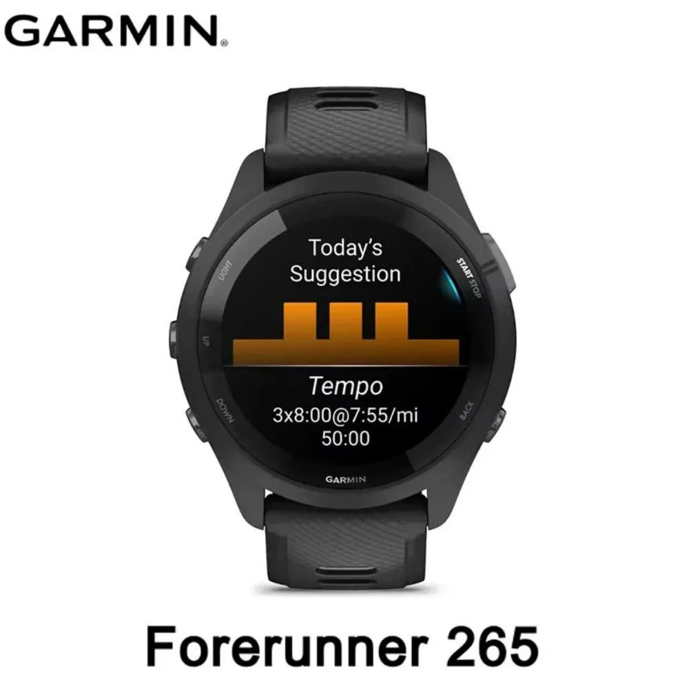 Garmin Forerunner 265 GPS Running Smartwatch Multi Band GPS