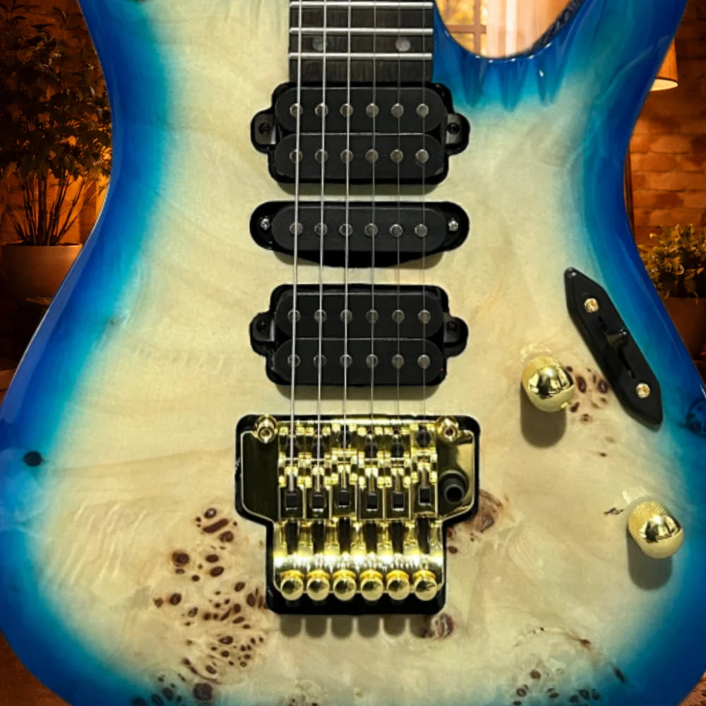 Oucey Professional Electric Guitar With Maple Body And Rosewood Neck