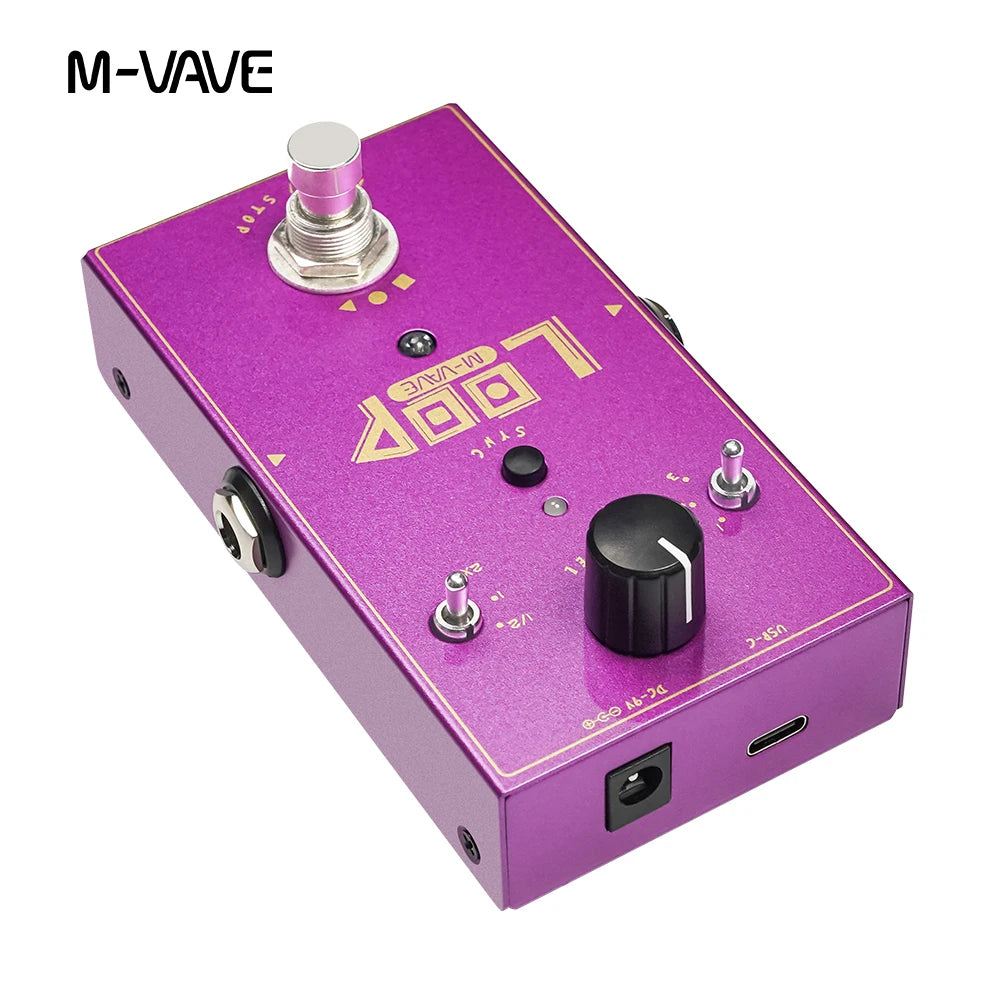 M-VAVE Loop II Multi Effects Guitar Pedal With Tuner Delay