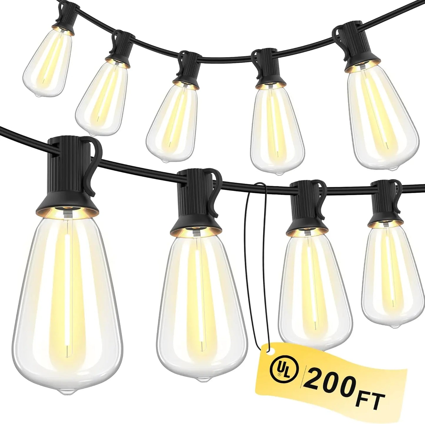 MIMIRGB Waterproof LED Outdoor String Lights For Patio