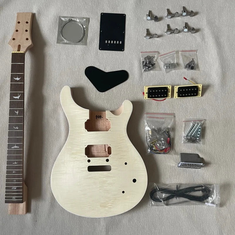 Double Swing DIY Electric Guitar Kit With Maple Veneer