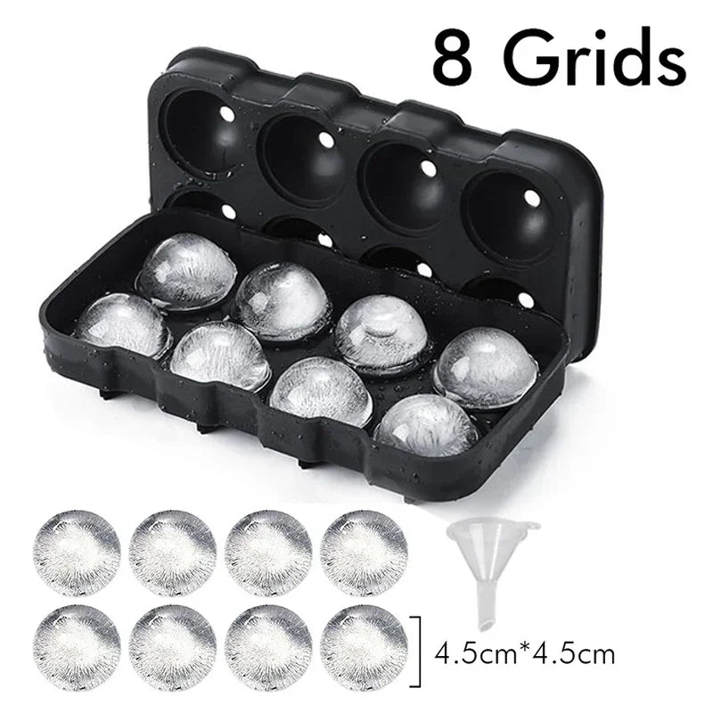 Perffee Premium Silicone Whiskey Ice Ball Mould Set