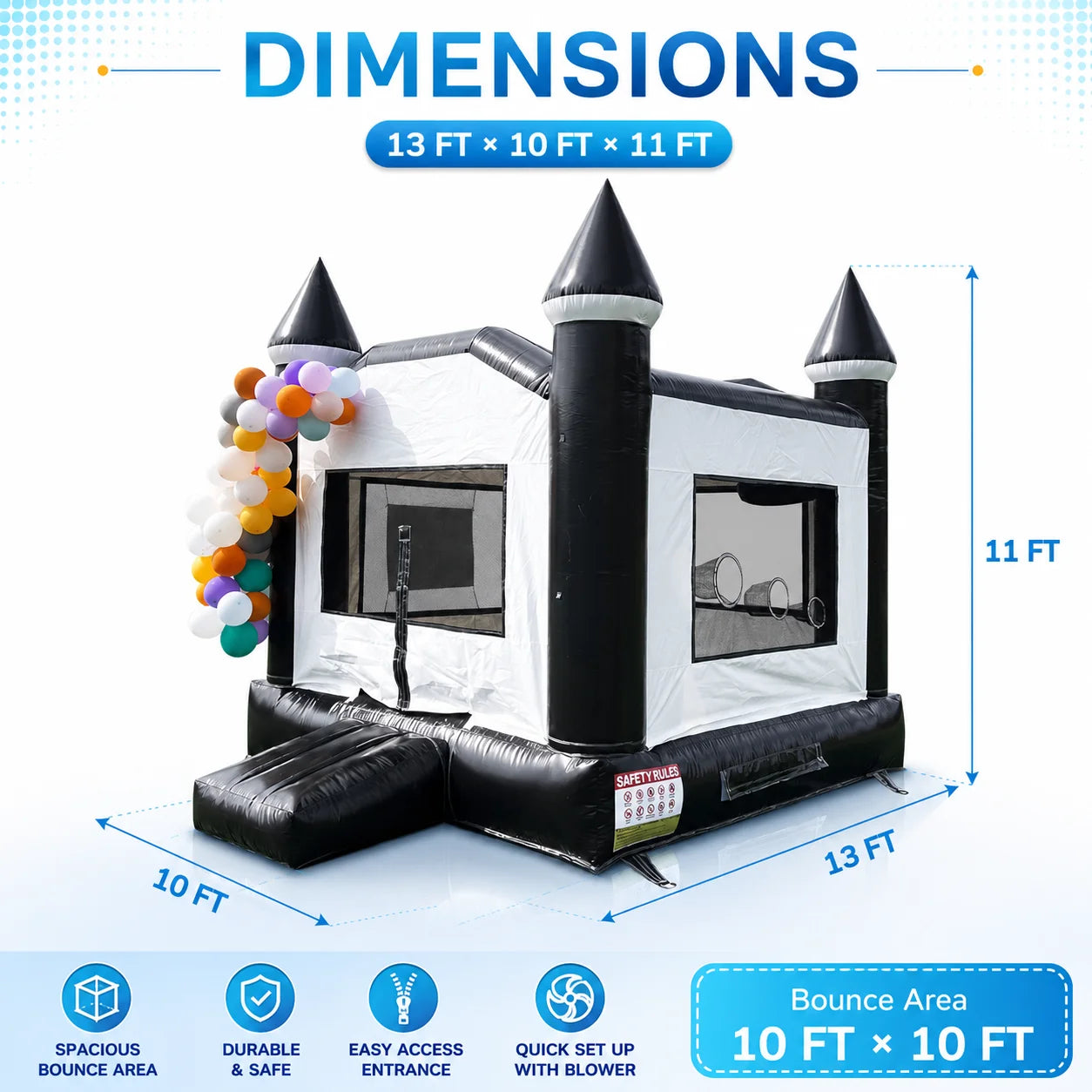 Commercial PVC Inflatable Bouncy Castle With Basketball Hoop