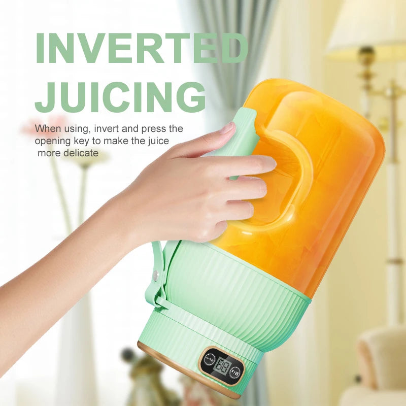 Portable Juicer Blender USB Charging 1000ML Fruit Smoothie Cup