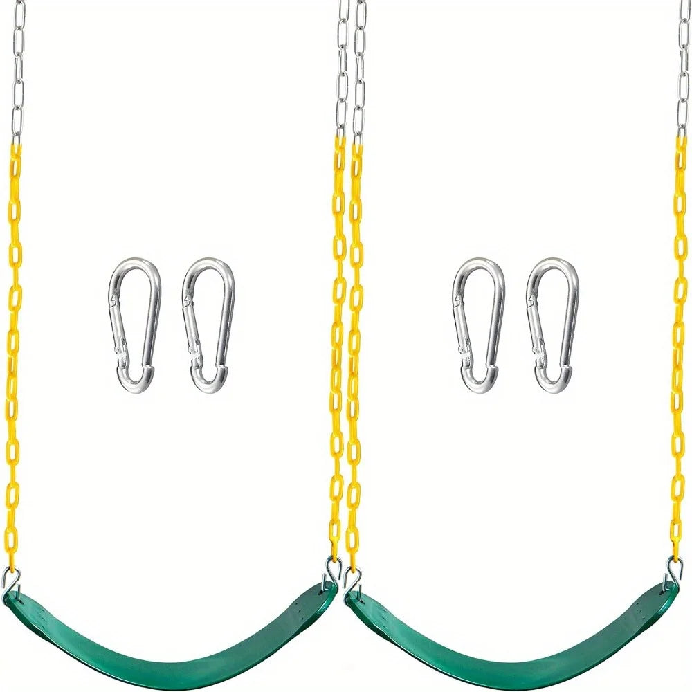 Joyfy 2 Pack Heavy Duty Swing Seats For Kids Playground