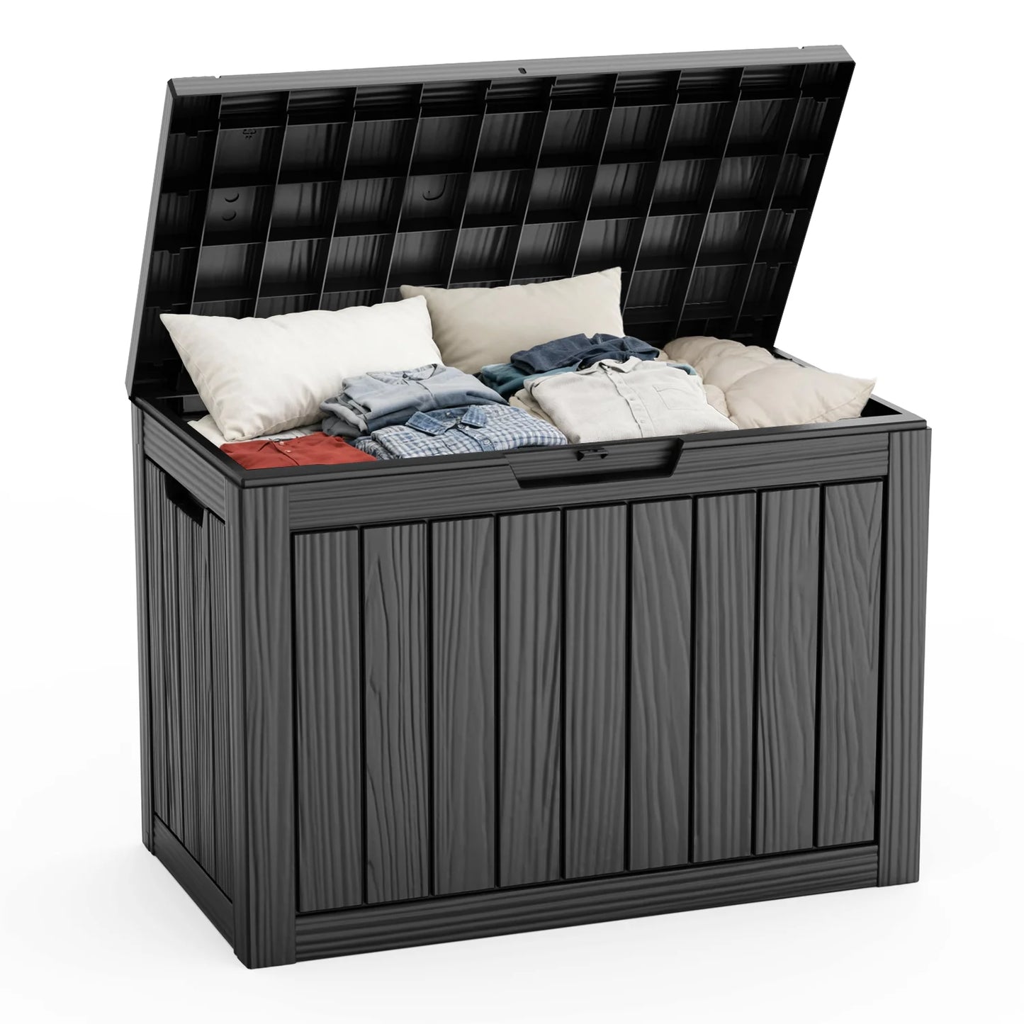 Weatherproof Outdoor Resin Deck Box Lockable Storage Container