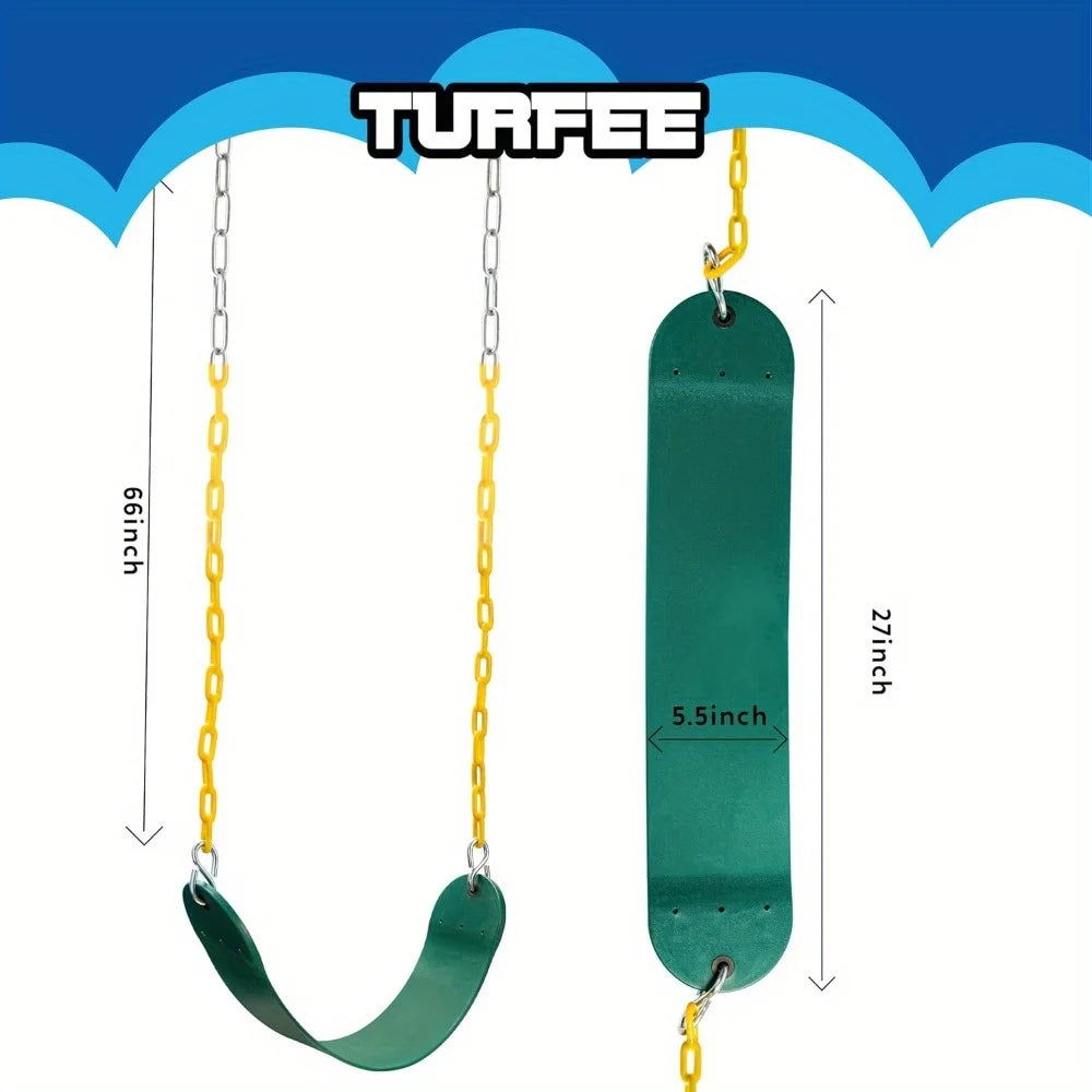 Joyfy 2 Pack Heavy Duty Swing Seats For Kids Playground