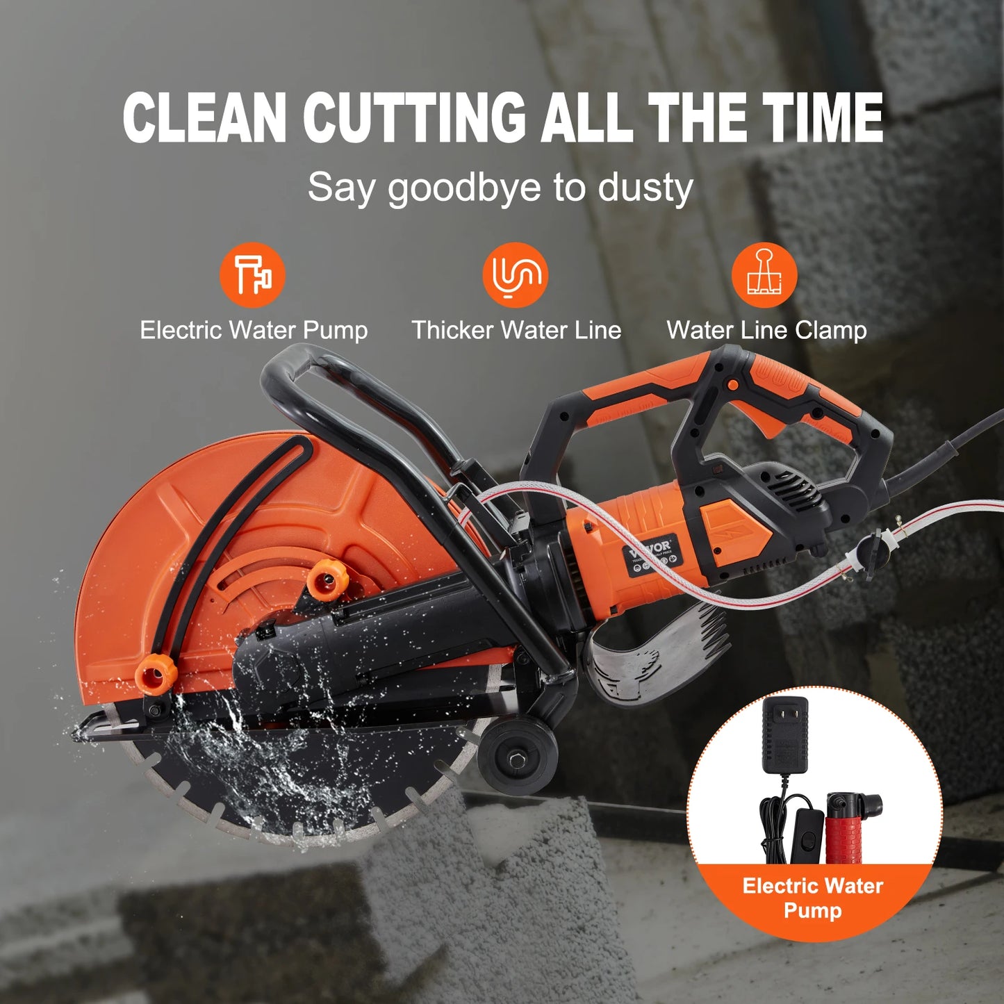 SucceBuy Electric Concrete Saw Circular Cutter For Brick