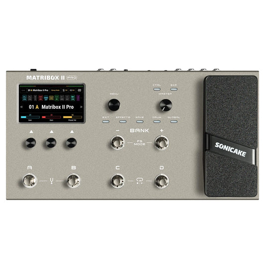 SONICAKE Matribox II Pro Guitar Bass Amp Modeling With Expression Pedal